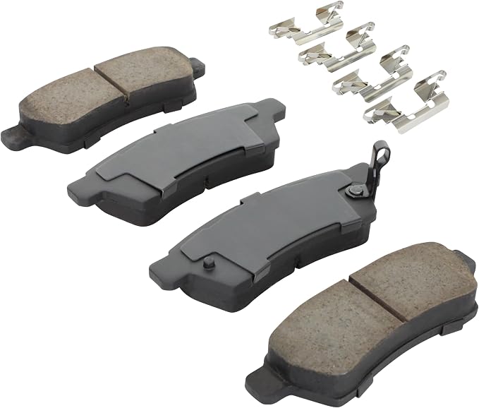 Premium Semi-Metallic Rear Brake Pads Compatible - Image 2