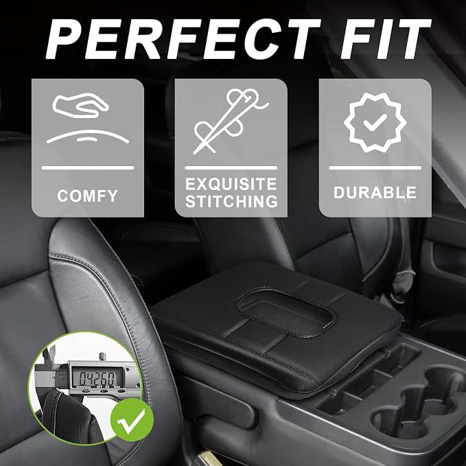 Muslogy Center Console Armrest Cover Compatible - Image 6