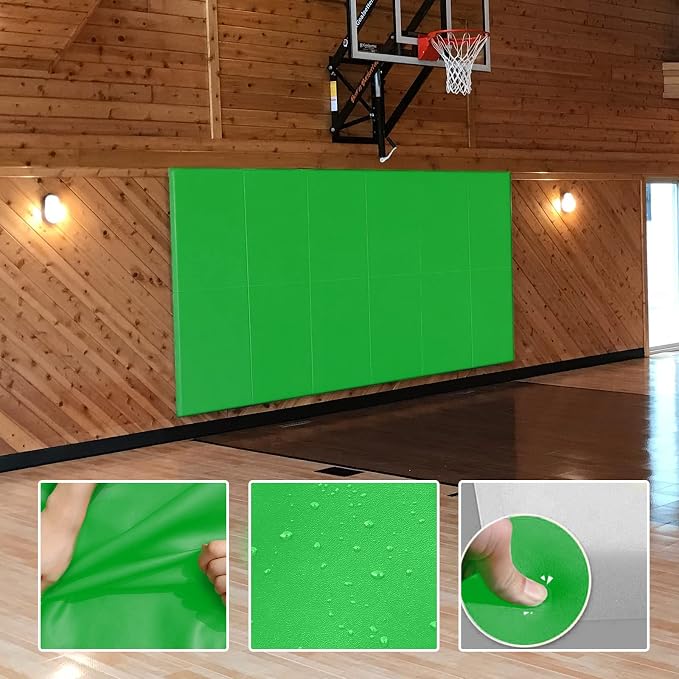 PROGOAL 2"/4" Thick Foam Protection Wall Pad，Gym Basketball-Court - Image 4