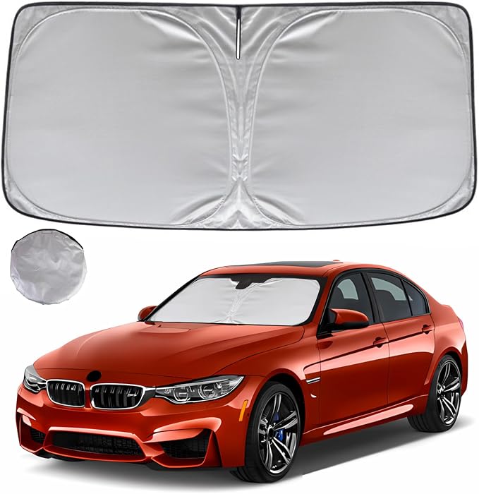 KAYZT Windshield Sun Shade for 2013-2018 BMW 3 Series/F30/F31/F80/M3 Foldable by KAYZT