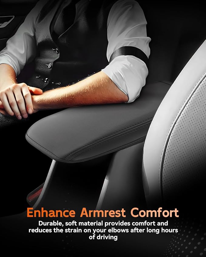 CDEFG for 2024-2025 Hyundai Kona Center Console Cover Armrest Cover for Kona - Image 5