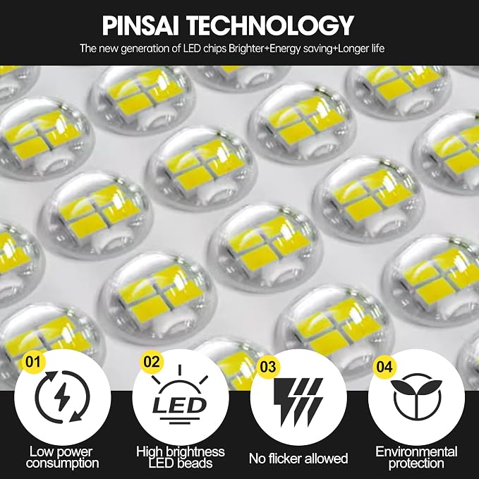 2 Packs LED Garage Light, Super Bright Screw in E26/E27 Ceiling Shop Work Lamp - Image 7