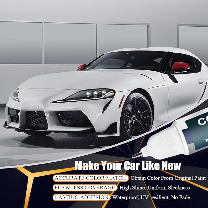 040 Super White/Ice Cap Touch Up Paint - Image 4