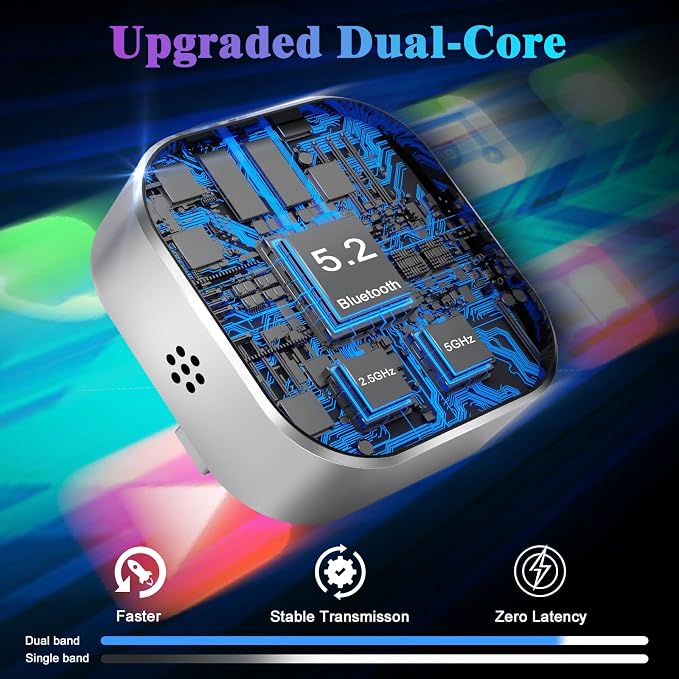 Wireless CarPlay Adapter for iPhone, 2025 Upgrade Convert Wired to Wireless Car - Image 4