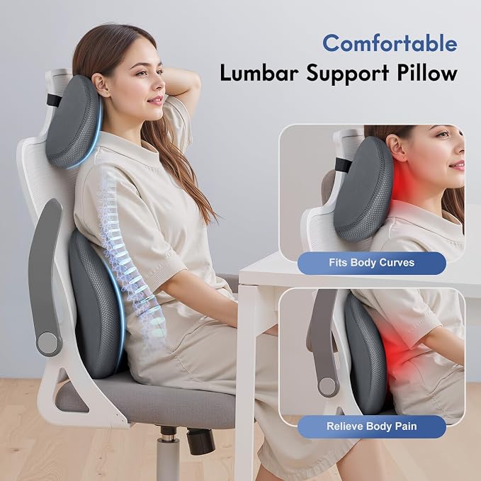 FLORICH Lumbar Support Pillow and Neck Pillow - Image 4
