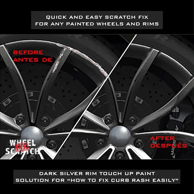 Silver Rim Touch Up Paint, Car Wheel Scratch Repair, Wheel Touch Up Paint Pen - Image 3