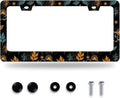 Galaxy License Plate Frame Colorful Starry Sky License Plate Stainless Steel by GORSNKYE