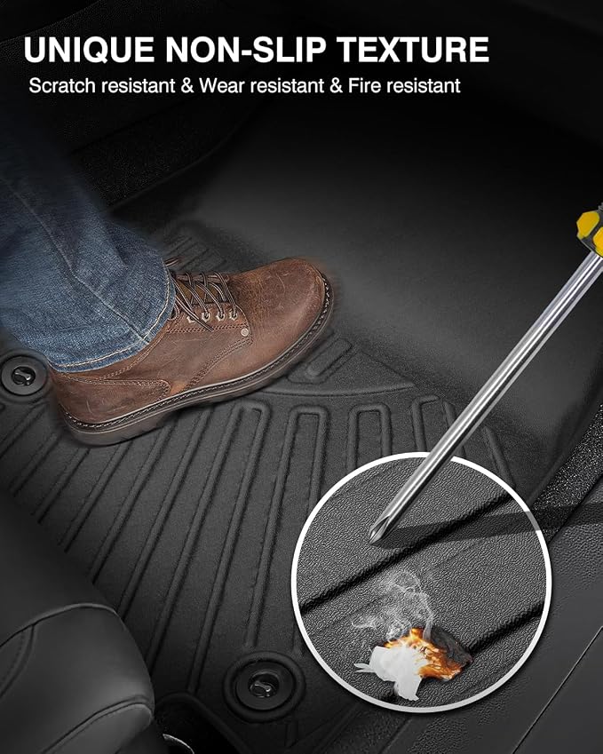 Powerty Floor Mats for 2023 2024 2025 Mazda CX50 CX-50 Accessories All Weather - Image 6