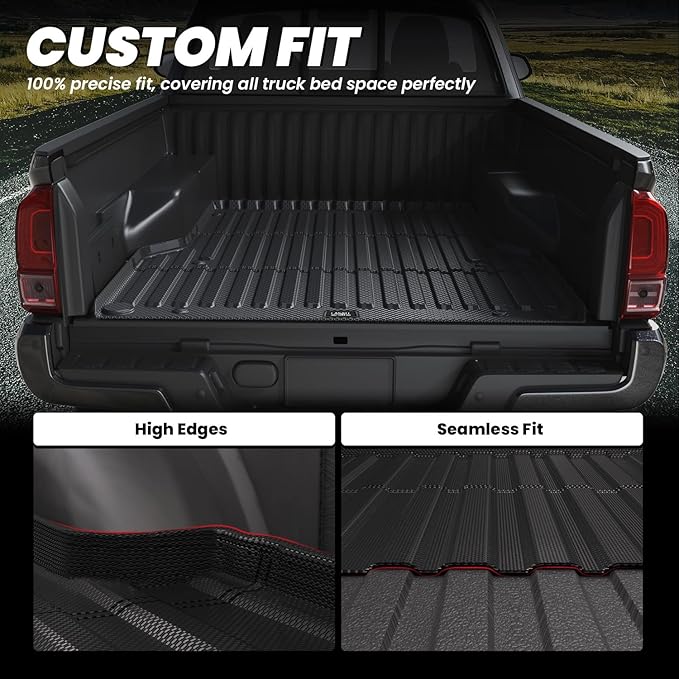 LASFIT Bed Mat for Toyota Tacoma 2023 2022 2021 2020 2019-2005 Truck Bed 5 ft - Image 3
