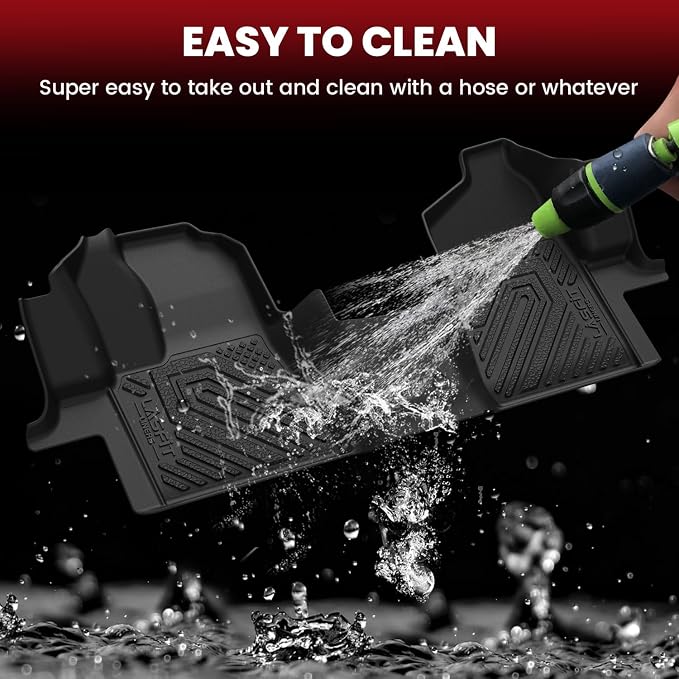 LASFIT Front Floor Mat for 2015-2021 Ford Transit 150/250/350/350HD - Image 4