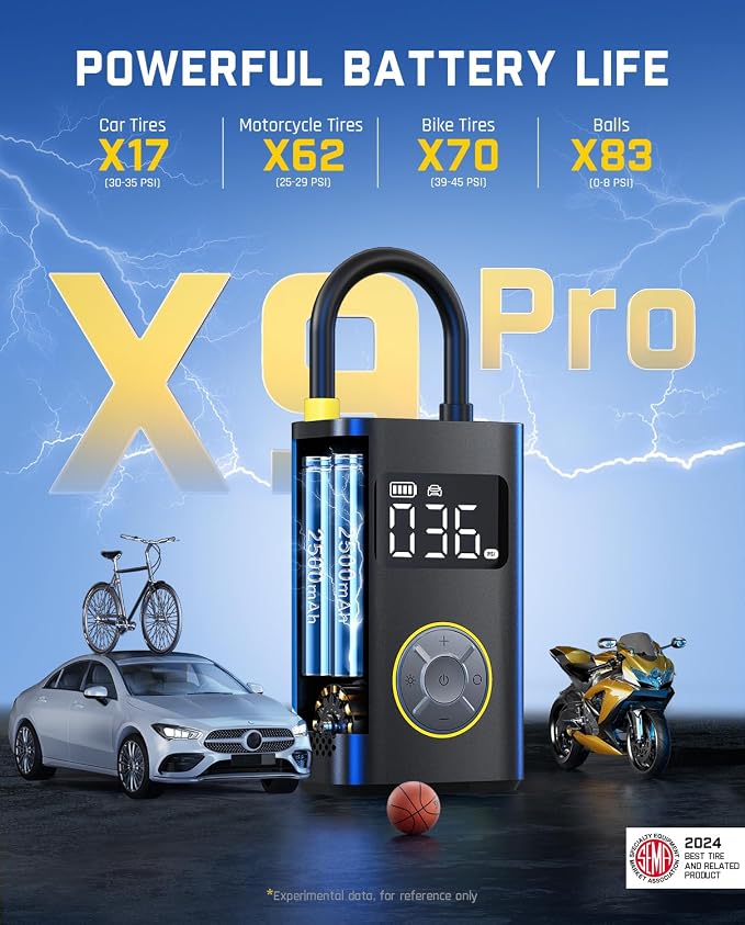 Fanttik X9 Pro Portable Tire Inflator - Image 4