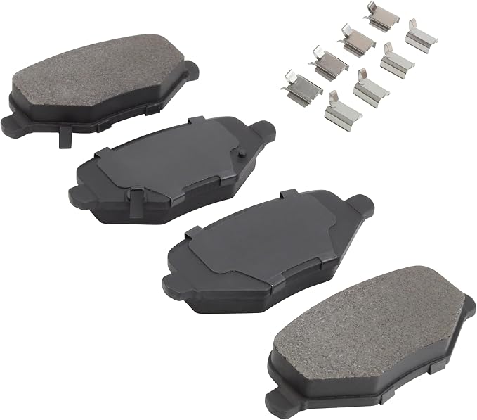 Premium Semi-Metallic Rear Brake Pads Compatible - Image 2