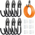 Garage Tool Hooks Wall Mount, 6 Pack Heavy Duty Storage Hooks by Unknown