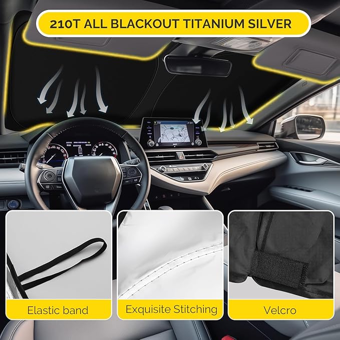 Car Windshield Sun Shade Compatible - Image 6