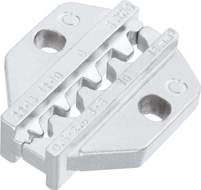 haisstronica Crimping Die for Non-Insulated Terminals, 22-6 AWG by HAISSTRONICA