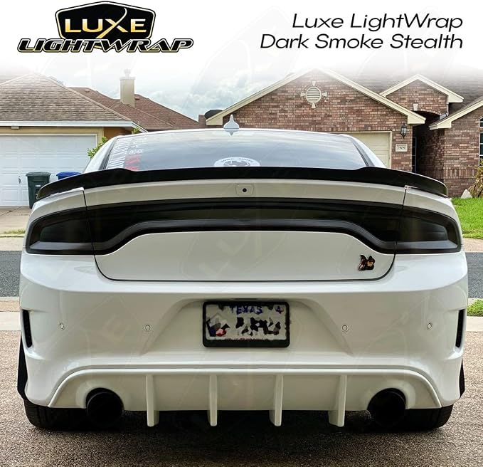 Luxe LightWrap Dark Smoke Stealth Universal Headlight Tail Light Tint Kit - Image 4