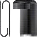 Rebar Stakes 16 Inch 20 Pack J Hook Ground Stakes Heavy Duty Tent Stakes Chain by MSWY
