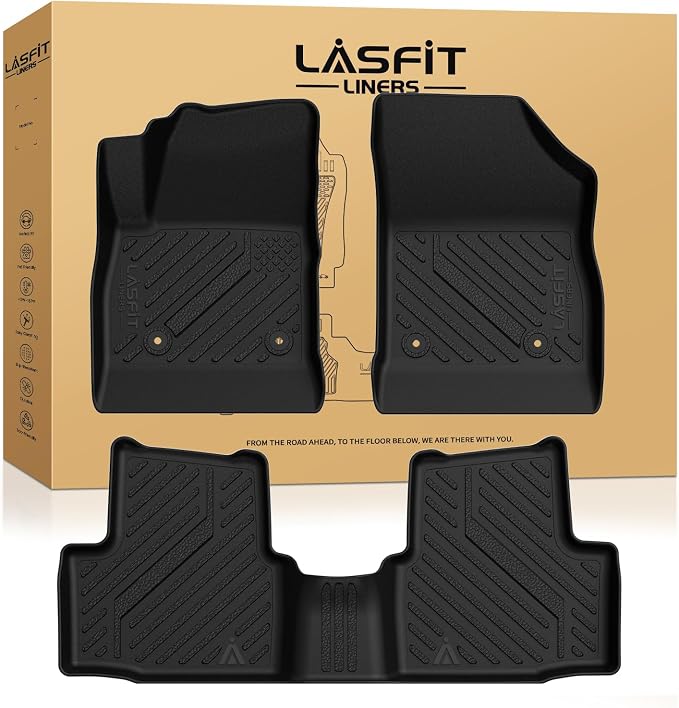 LASFIT Floor Mats for Chevrolet Cruze 2016-2020, All Weather TPE Custom Fit by LASFIT
