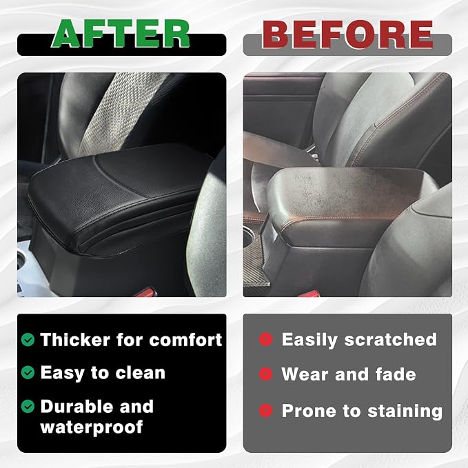 Muslogy Center Console Armrest Cover Compatible - Image 7