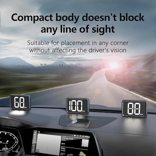 GPS Digital Speed Meter with MPH, Car Head Up Display - Image 3