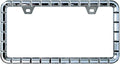 3D Chrome License Plate Frames, Pure Zinc Alloy Metal by Sgooky
