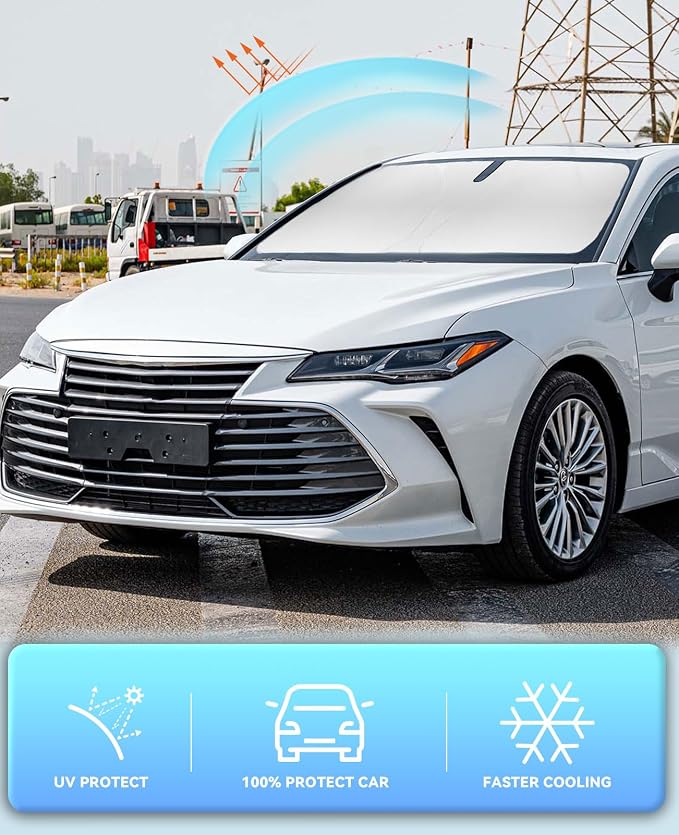 Sun Shade for Camry 2018-2023 Windshield Sunshades Windshield Cover Front - Image 5