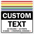 Custom Sign, Custom Sign for Business, Indoor/Outdoor use. 7x10 Inches by MySignCenter