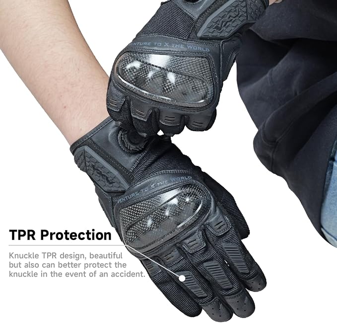 VXW High Protection Motorcycle Gloves - Image 8