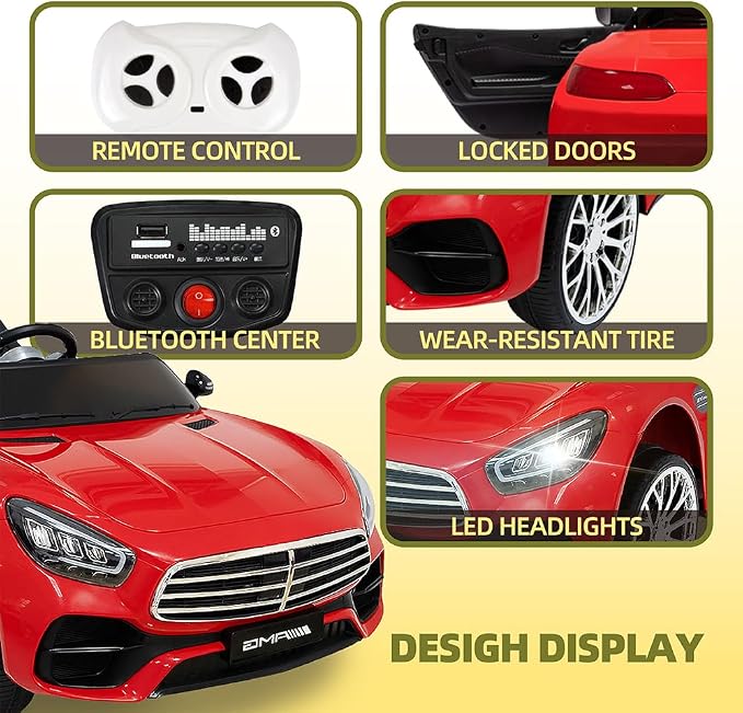 12V Ride On Car for Kids, Electric Car - Image 5