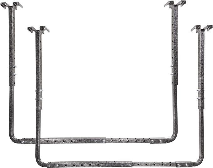 80844-10 34 in. x 26 in. Adjustable Garage Ceiling Mount Storage Rack Kit by Hyloft