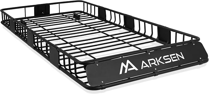 ARKSEN 84 x 39 x 6 Inch Universal 150LB Heavy Duty Roof Rack Cargo by ARKSEN