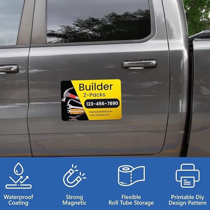 Custom Car Magnet Signs for Businesses 2 pk - Image 6