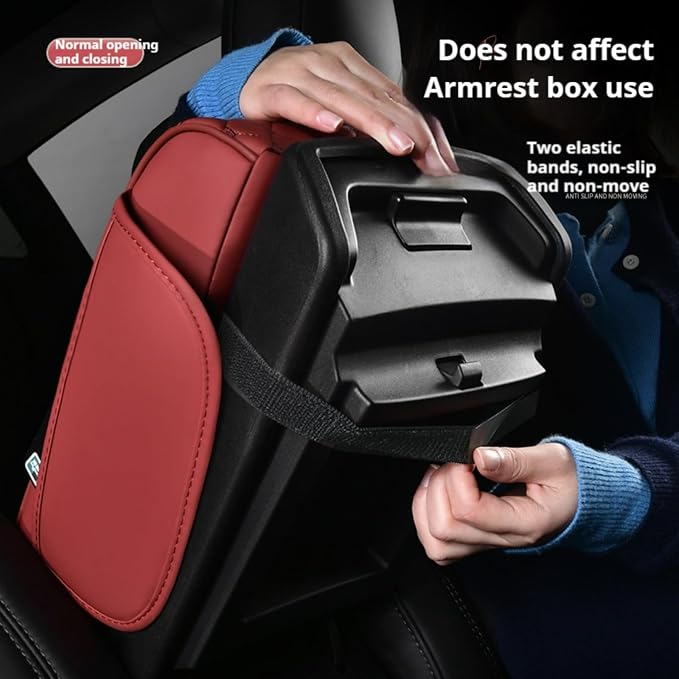 5-in-1 Center Console Cover Organizer, Arm Rest Cover - Image 6