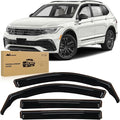 Nilight Vent Window Visors for Volkswagen Tiguan 2018 2019 2020 2021 2022 2023 by Nilight