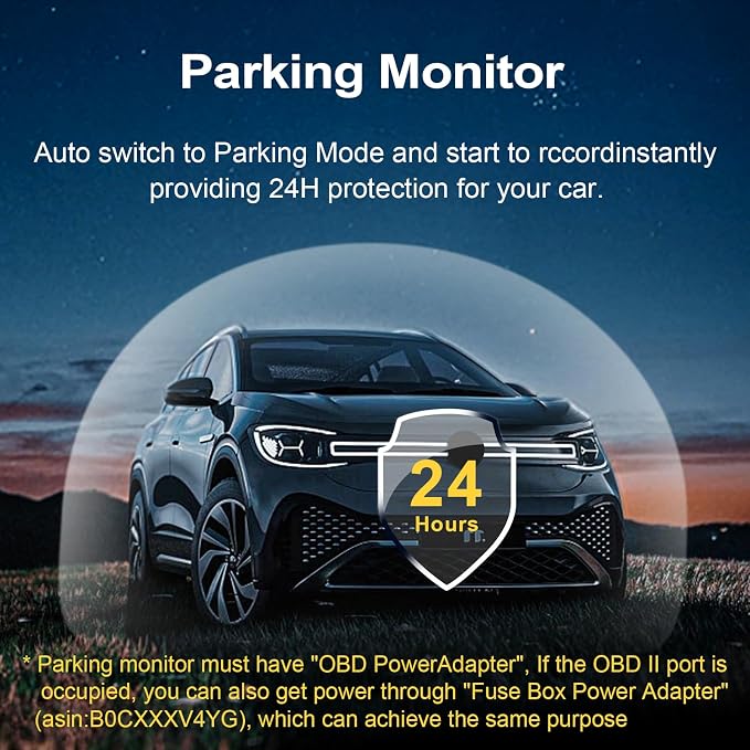 4K Dash Cam Custom fit for GMC Yukon, Yukon XL 2023 2024 2025, SLE SLT AT4 - Image 7