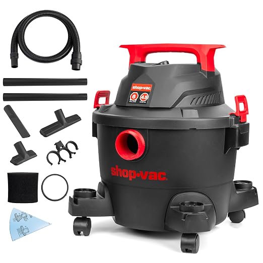 Shop-Vac 6 Gallon Wet/Dry Vacuum, 4.5 Peak HP Shop Vacuum by Shop-Vac