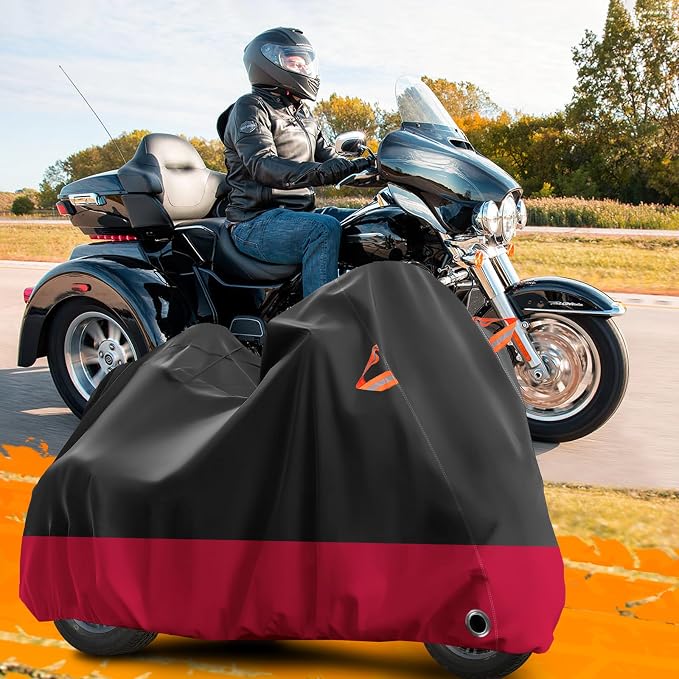 Trike Motorcycle Cover, Outdoor Waterproof Vehicle Cover - Image 6