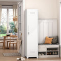 GREATMEET Slim Broom Closet Storage Cabinet, Narrow Utility Closet, Utility by GREATMEET
