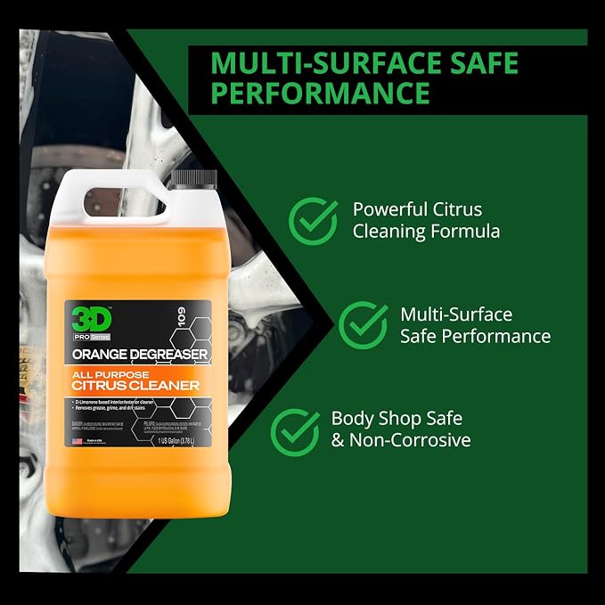 3D Orange Degreaser – Citrus-Based Car Cleaner - Image 3