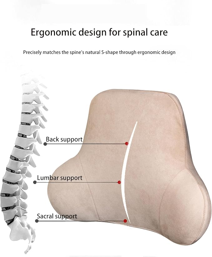 Soft Memory Foam Lumbar Support Pillow - Image 8
