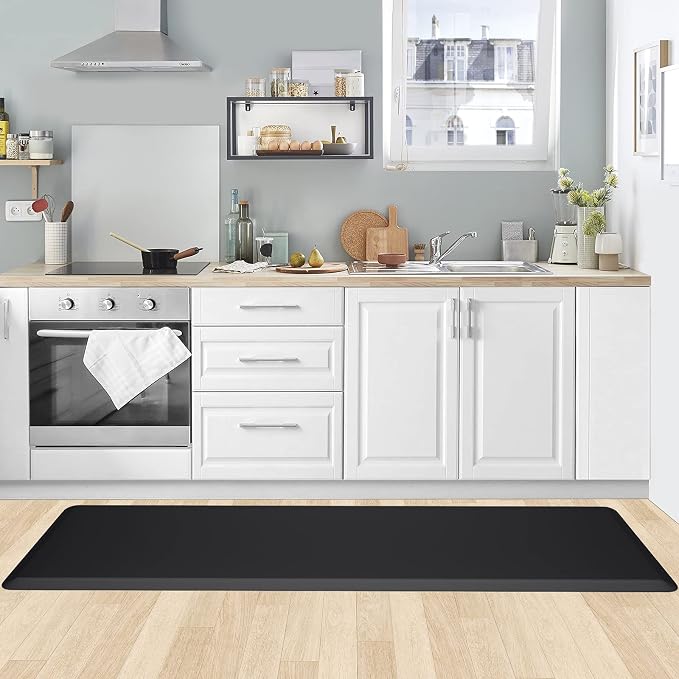 KitchenClouds Kitchen Mat Cushioned Anti Fatigue Rug 17.3"x60" Waterproof Non - Image 7