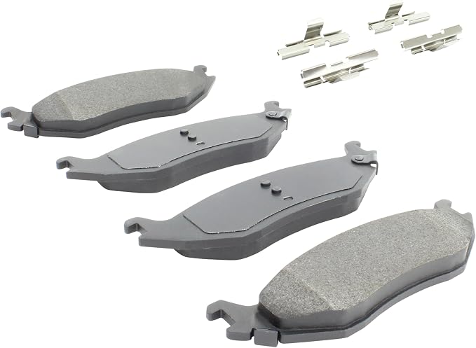 Premium Semi-Metallic Rear Brake Pads Compatible - Image 2