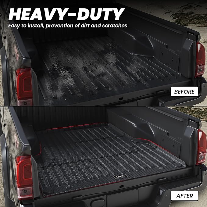 LASFIT Bed Mat for Toyota Tacoma 2023 2022 2021 2020 2019-2005 Truck Bed 5 ft - Image 4
