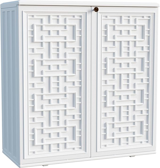 Indoor Outdoor Storage Cabinet Waterproof by Mrosaa