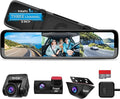 PORMIDO Triple Mirror Dash Cam 12" by PORMIDO