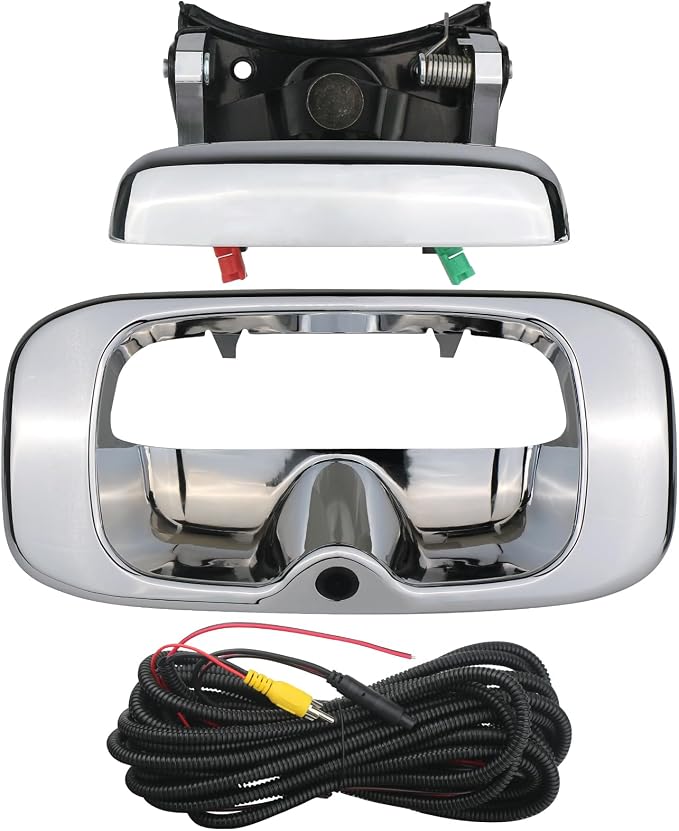 Backup Camera Tailgate Handle Rear View Camera Liftgate Latch Handle Chrome by omoZone