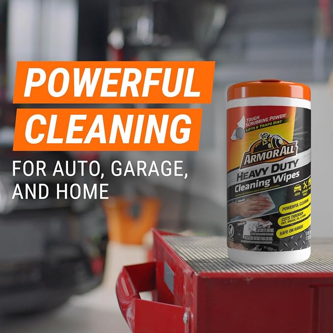 Armor All Heavy Duty Cleaning Wipes, Disposable Car Wipes - Image 8