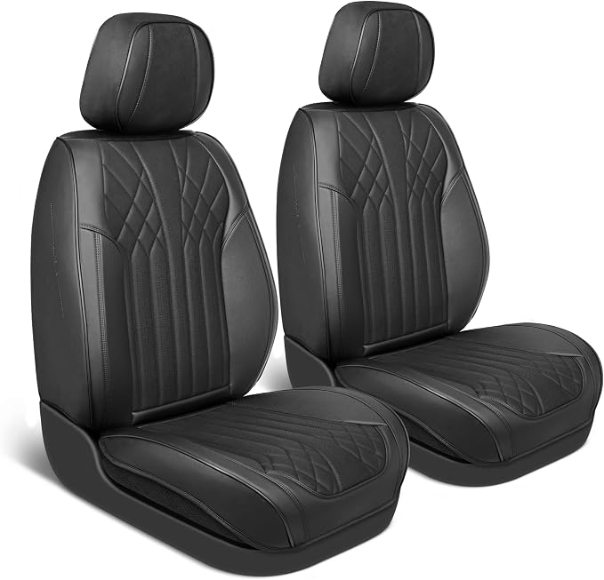 Elite Edition Faux Leather & Suede Seat Covers by Motorbox