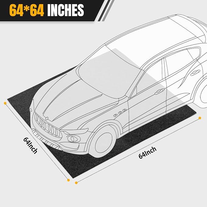 Heavy Duty Oil Spill Mat, Garage Floor Mat - Image 3