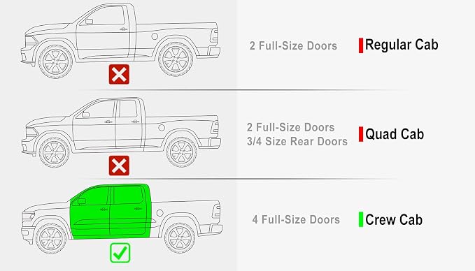 APS Running Boards 6in Black Compatible - Image 2